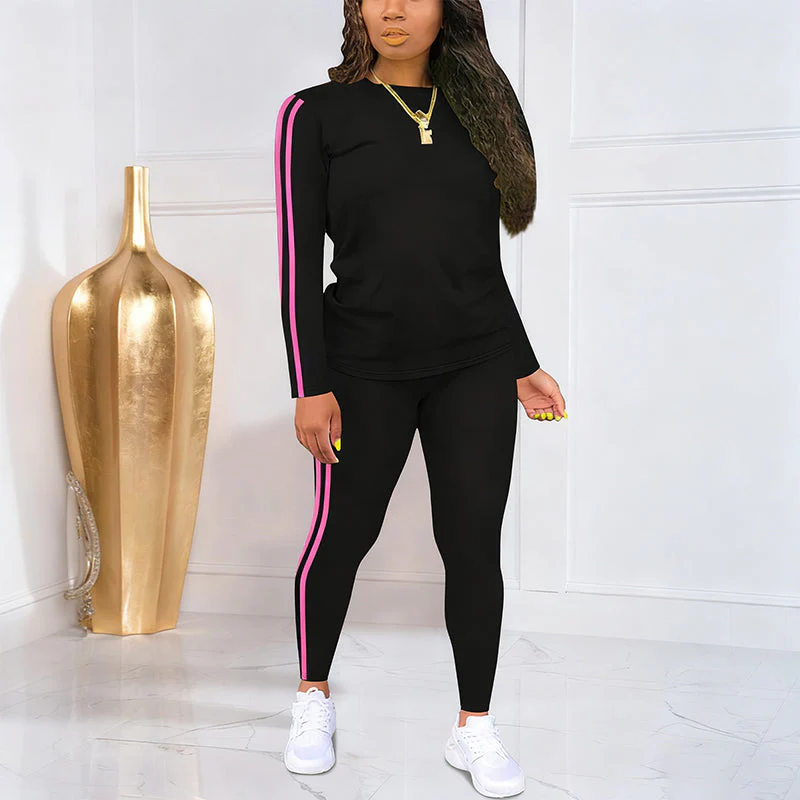 Shaked - Elegante Completo Tuta a Due Pezzi Con Maniche lunghe - Image 9