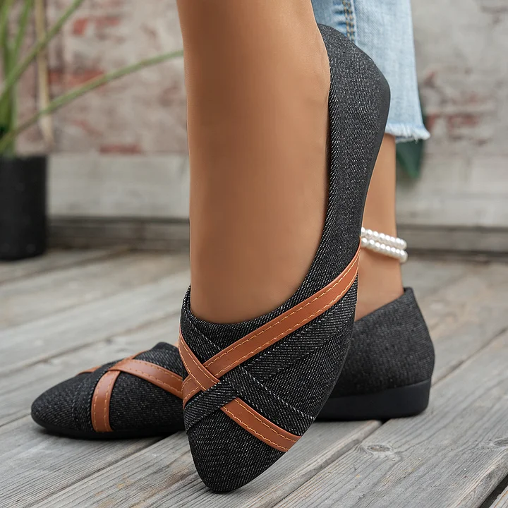 Shakina - Comode Scarpe Con Cinturini Incrociati - Image 8