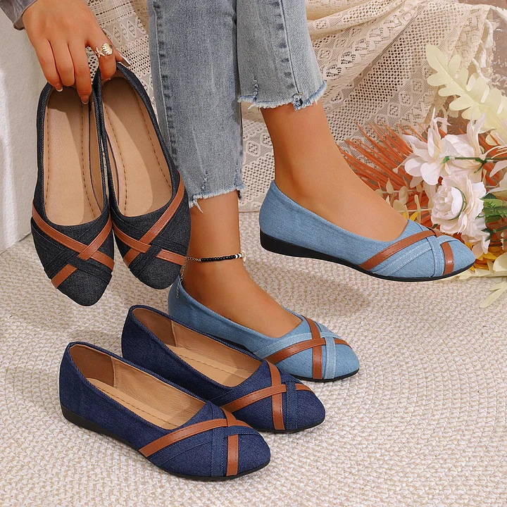 Shakina - Comode Scarpe Con Cinturini Incrociati - Image 9