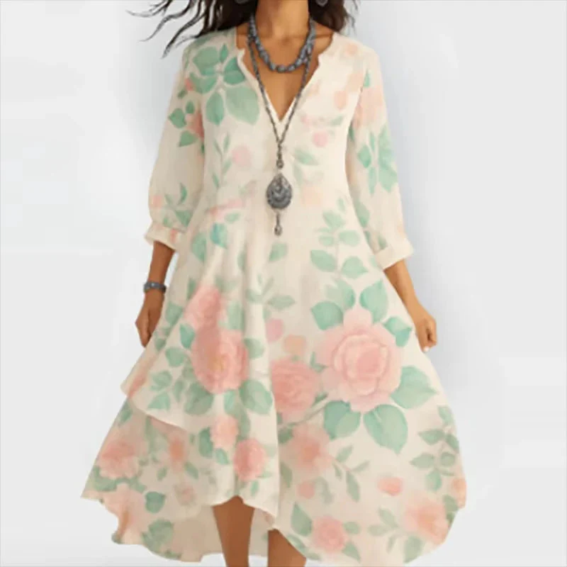 Shanae - Elegante Abito Midi Floreale - Image 6