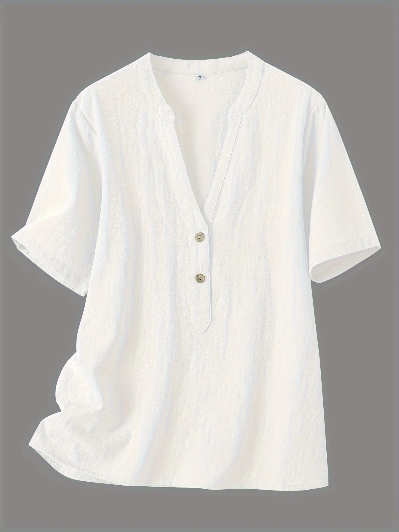 Sharron - Elegante Camicetta Con Scollo a V e Abbottonatura - Image 7