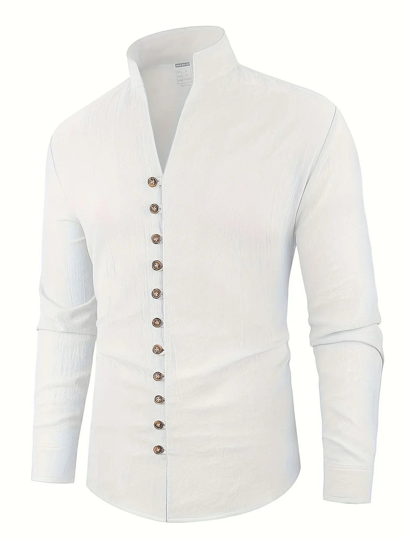 Shayne - Camicia Leggera In Cotone E Lino Con Maniche Lunghe - Image 24