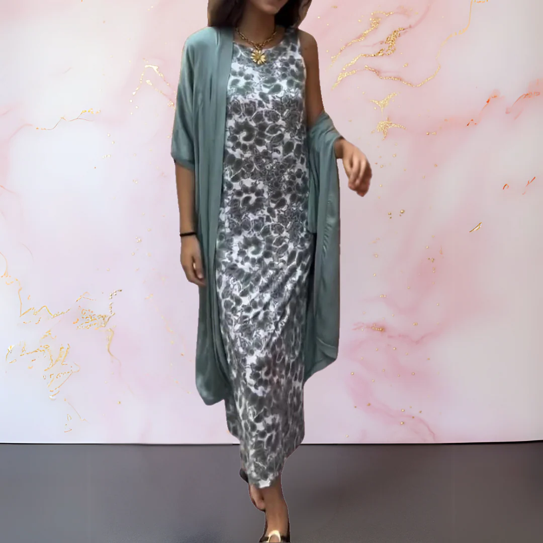 Shelly - Abito Elegante Con Cardigan