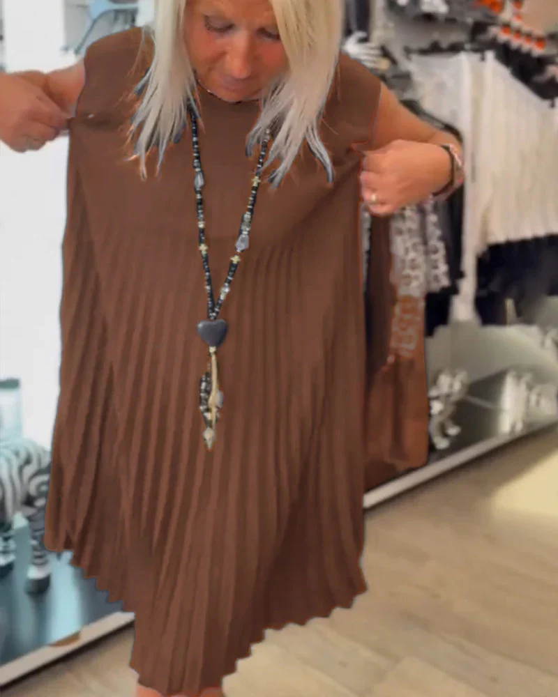 Shihua - Abito Plissettato Alla Moda - Image 11