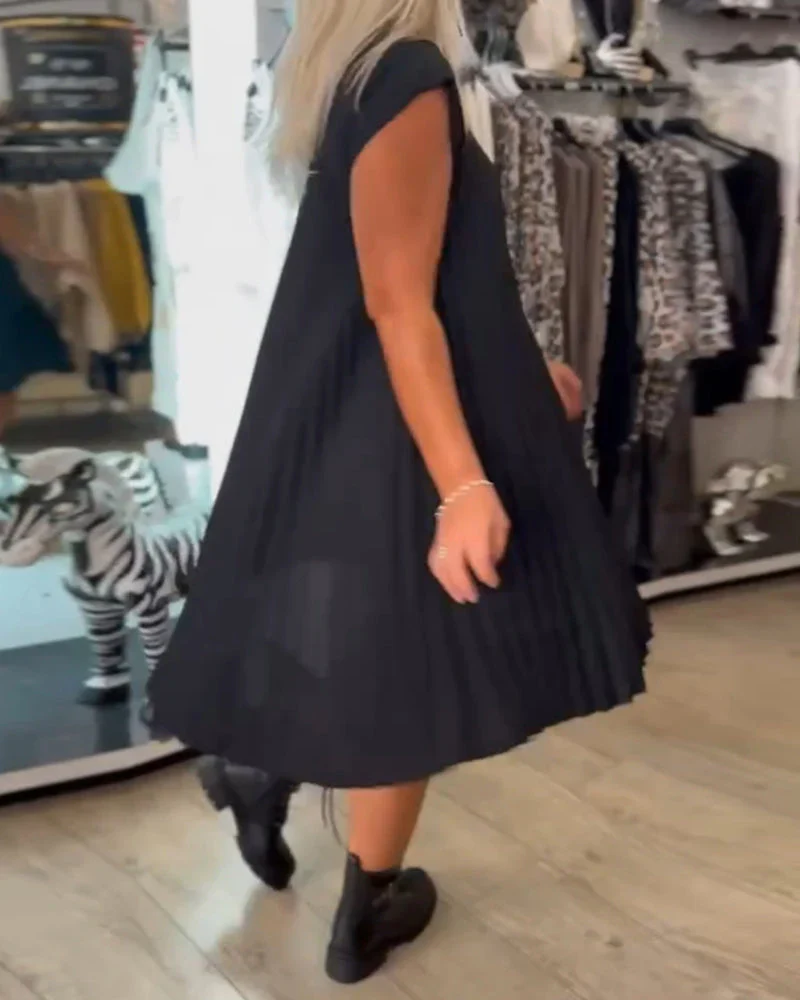 Shihua - Abito Plissettato Alla Moda - Image 7
