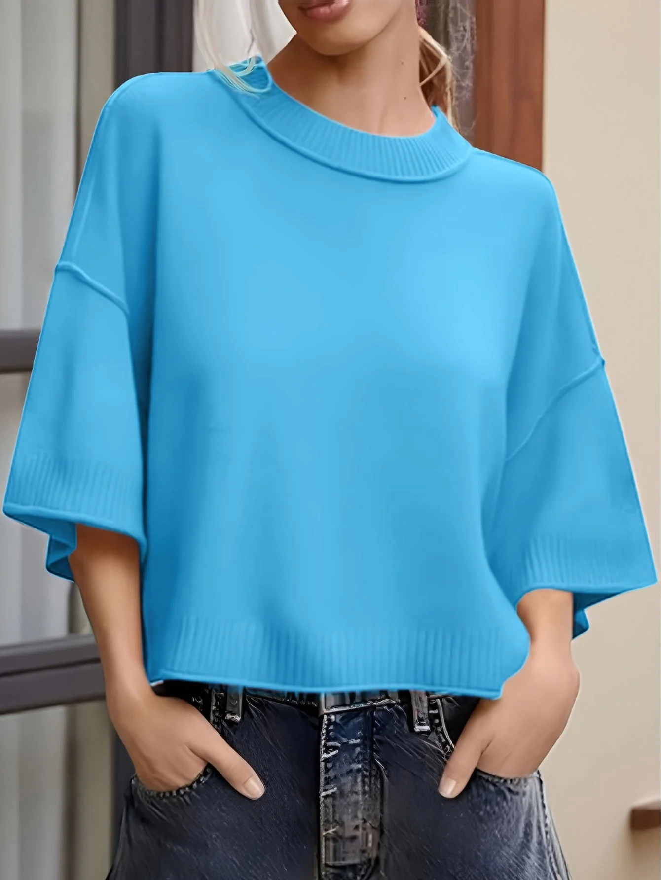 hilena - Cardigan Casual a Maniche Corte - Image 11