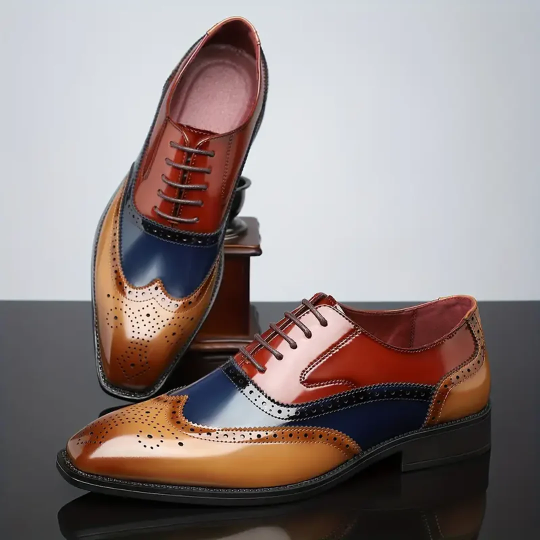 Shimon - Scarpe Oxford In Pelle - Image 5