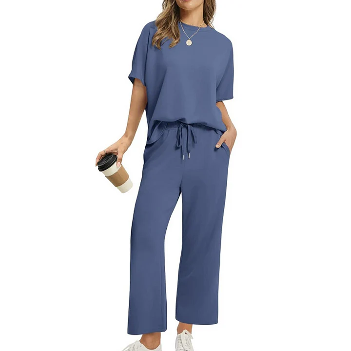 Shirona - Set Due Pezzi Composto Da Top Casual e Pantaloni - Image 4