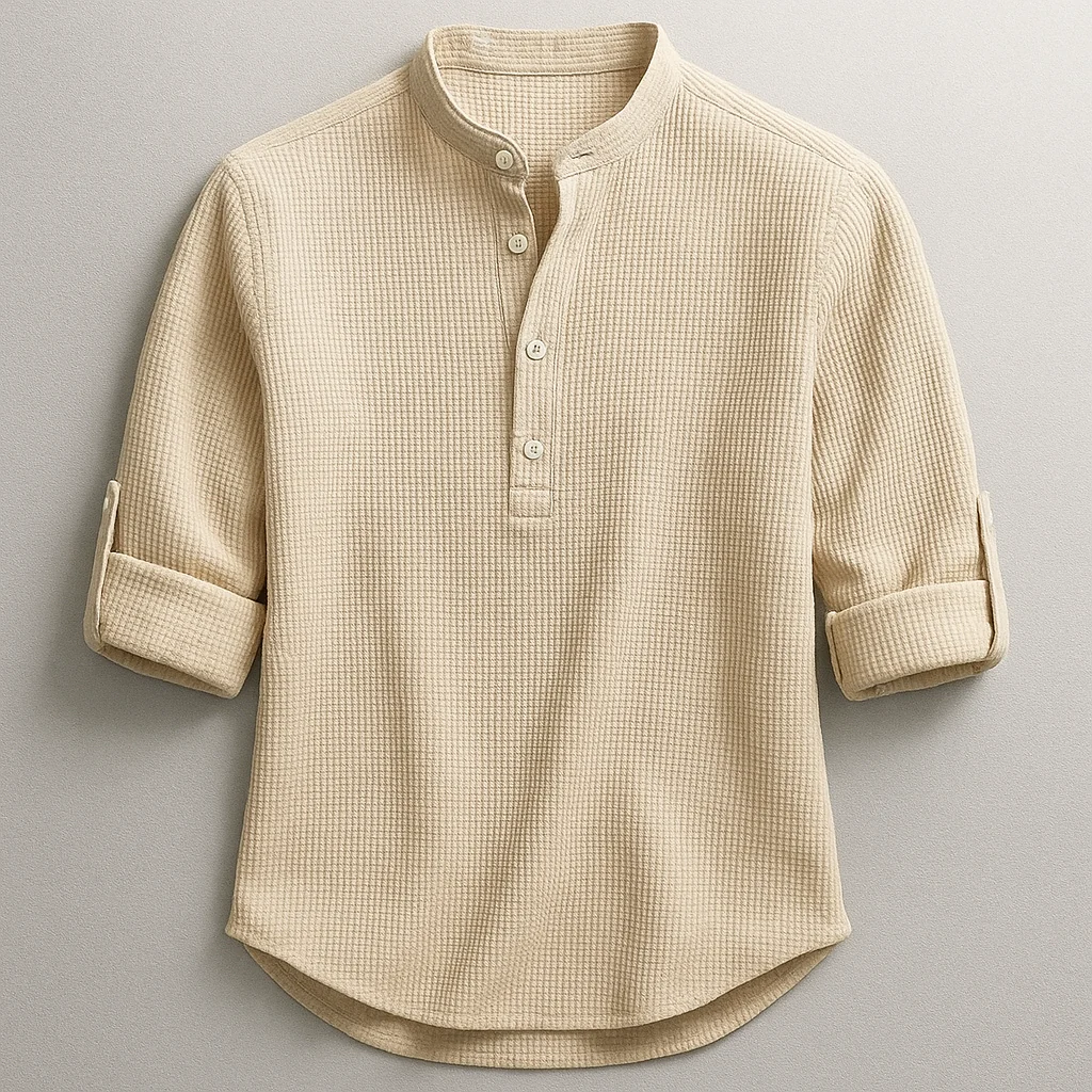 Shon - Camicia a Maniche Lunghe Con Colletto Abbottonato Collare - Image 3