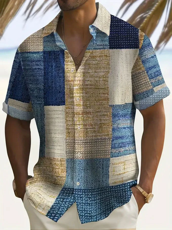 Shpetim - Elegante Camicia A Maniche Corte