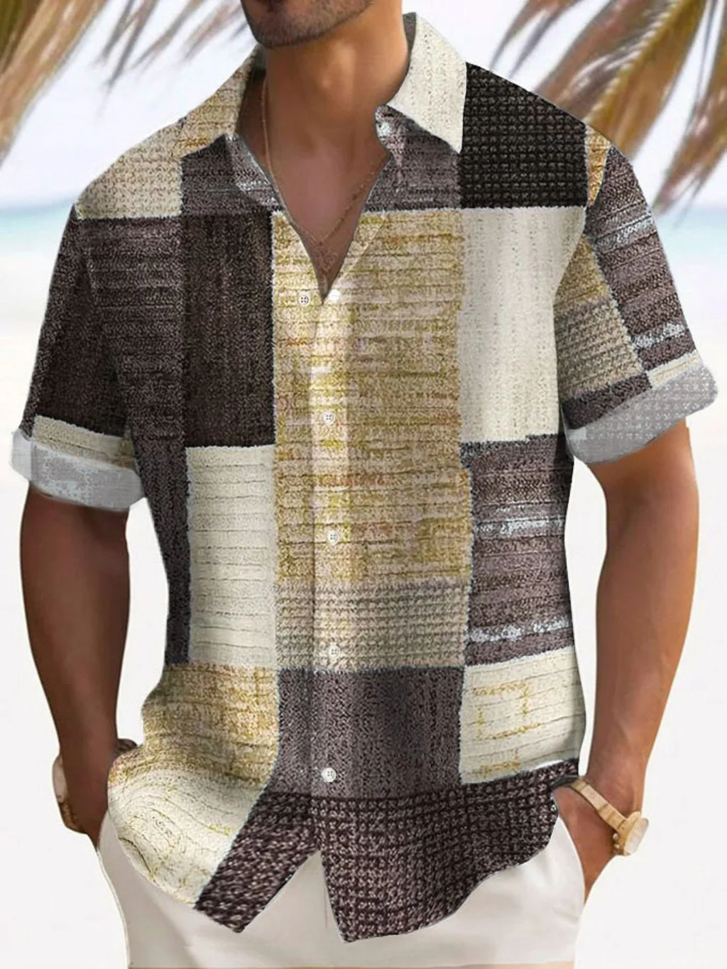 Shpetim - Elegante Camicia A Maniche Corte - Image 2
