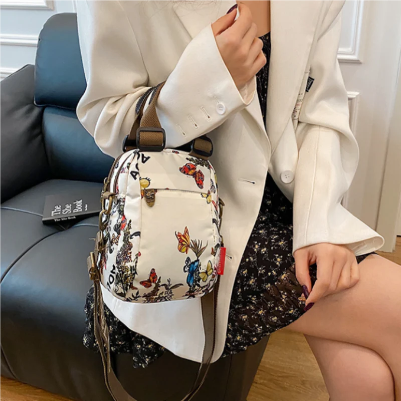 Sibella - Borsa a Tracolla Multistrato Con Stampa Fashion - Image 6