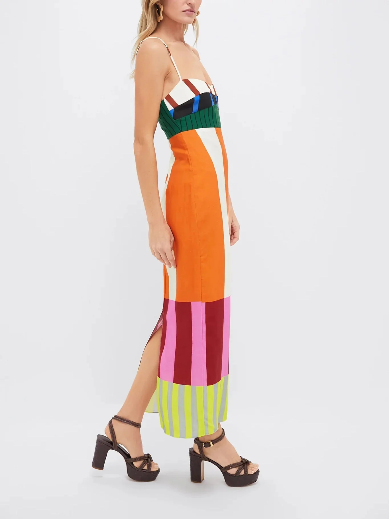 Sienna - Bengal Multi Paloma Abito Maxi - Image 3