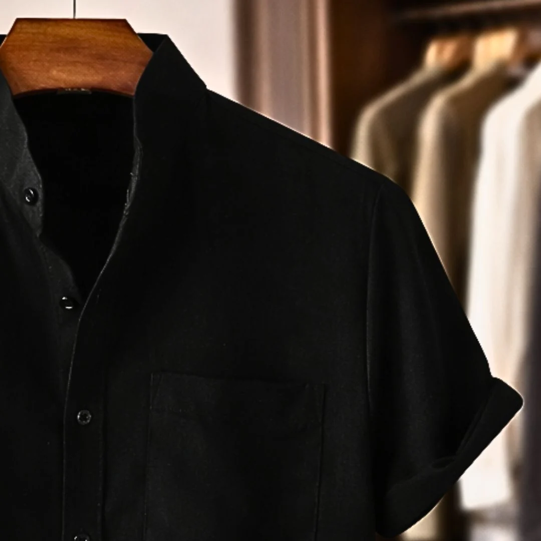 Sinzer - Camicia In Lino a Maniche Corte - Image 6
