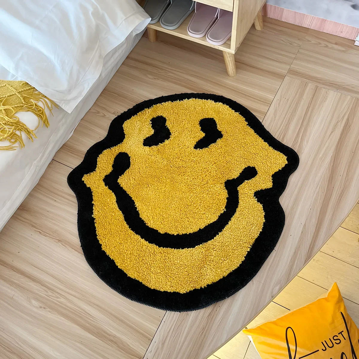 Smiloop - Tappeto Sorridente Intrecciato Per l'arredamento Della Casa