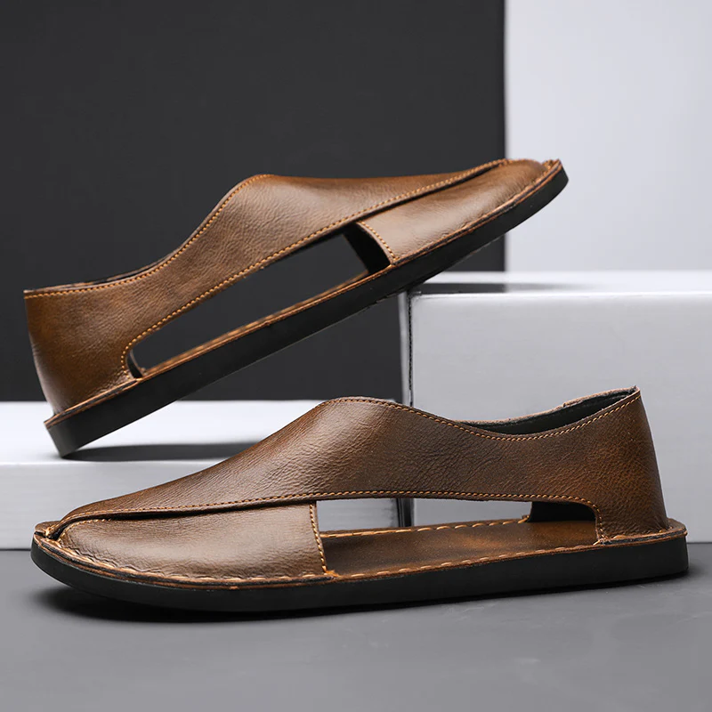 Smith - Elegante Sandalo In Pelle - Image 10