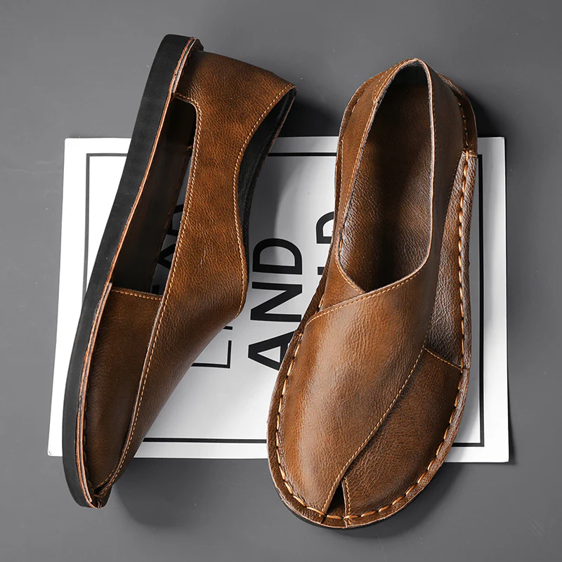Smith - Elegante Sandalo In Pelle - Image 11