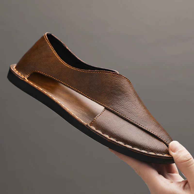 Smith - Elegante Sandalo In Pelle - Image 12