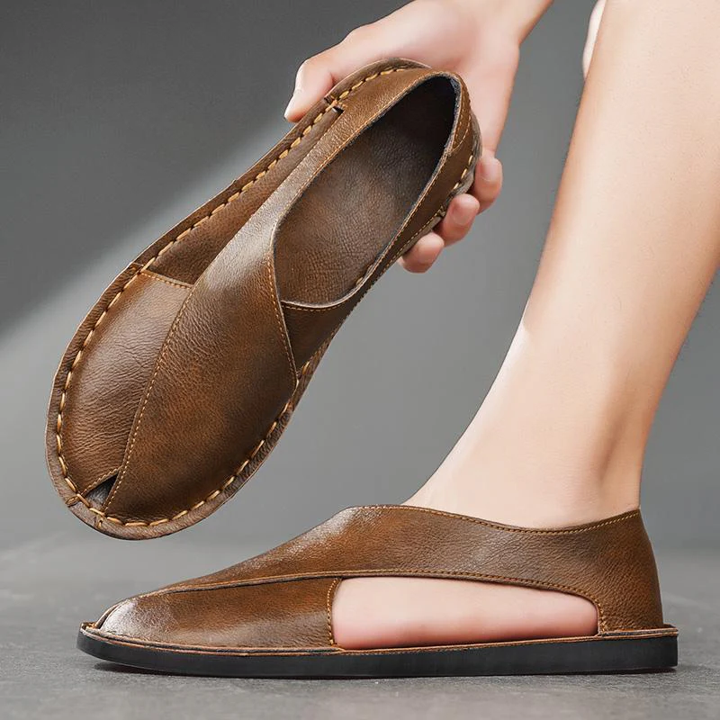 Smith - Elegante Sandalo In Pelle - Image 14