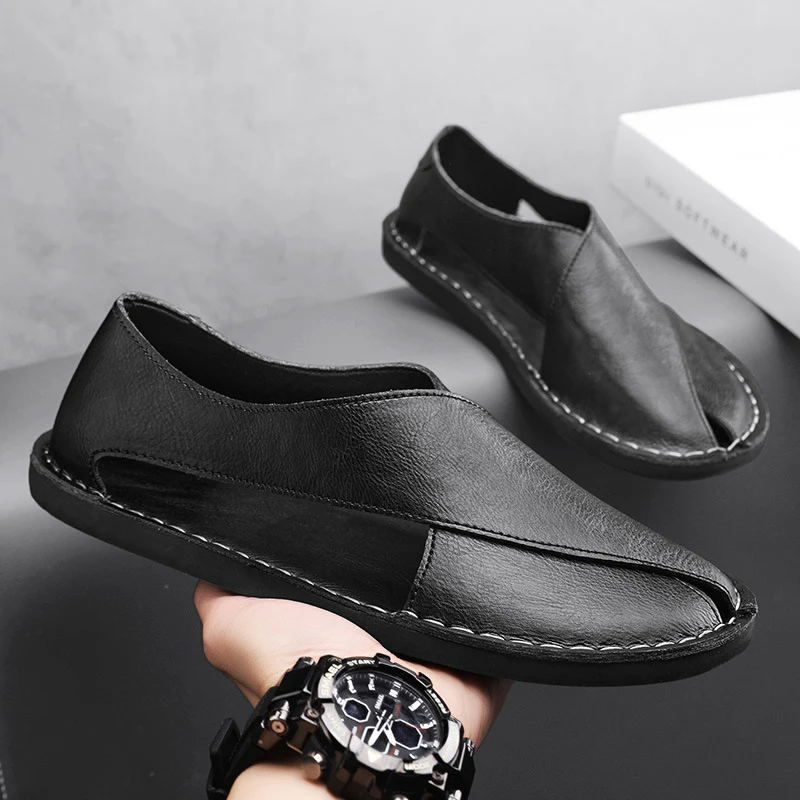 Smith - Elegante Sandalo In Pelle - Image 4