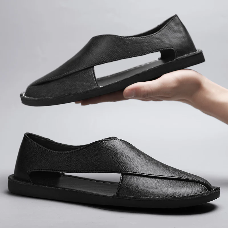 Smith - Elegante Sandalo In Pelle - Image 5