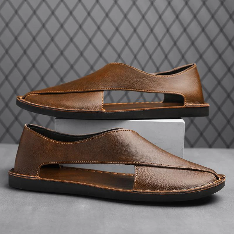 Smith - Elegante Sandalo In Pelle - Image 9