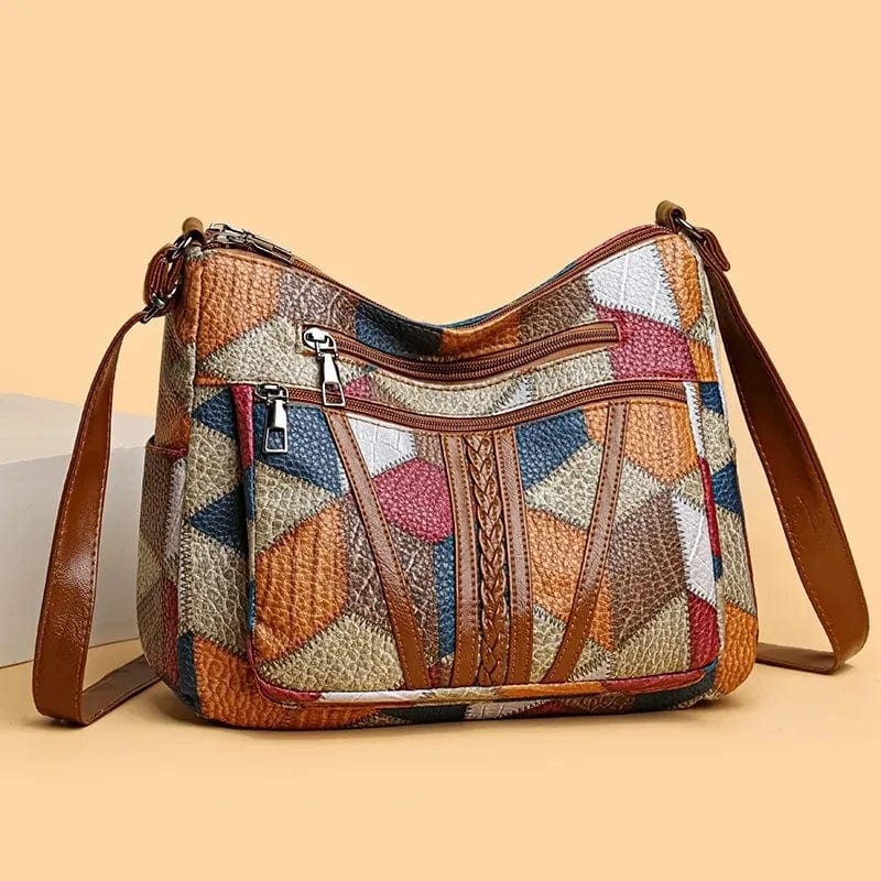 Solara - Borsa In Pelle Mosaico
