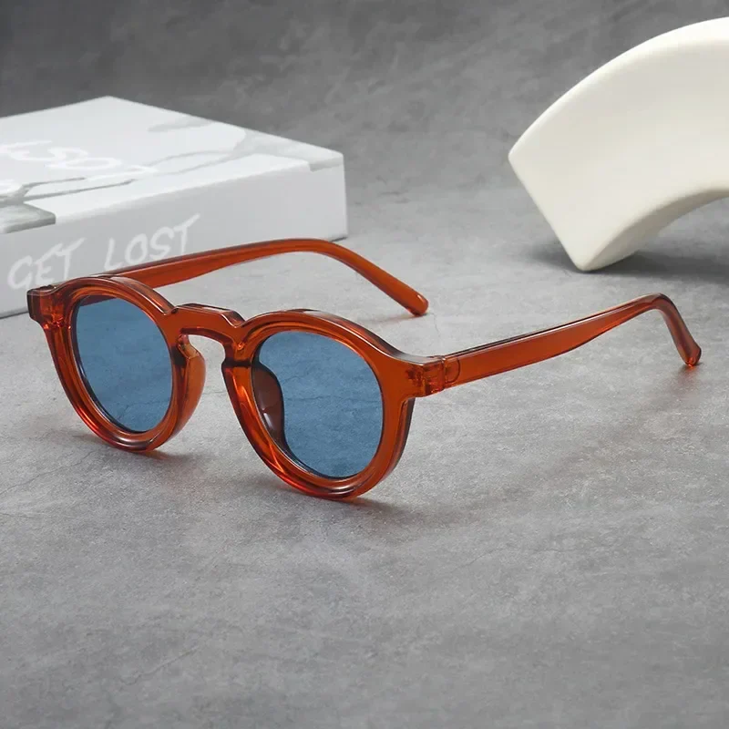 Spectralux - Occhiali Da Sole Eleganti Con Montatura Rotonda