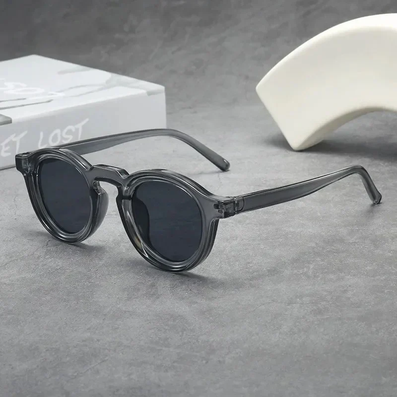 Spectralux - Occhiali Da Sole Eleganti Con Montatura Rotonda - Image 3