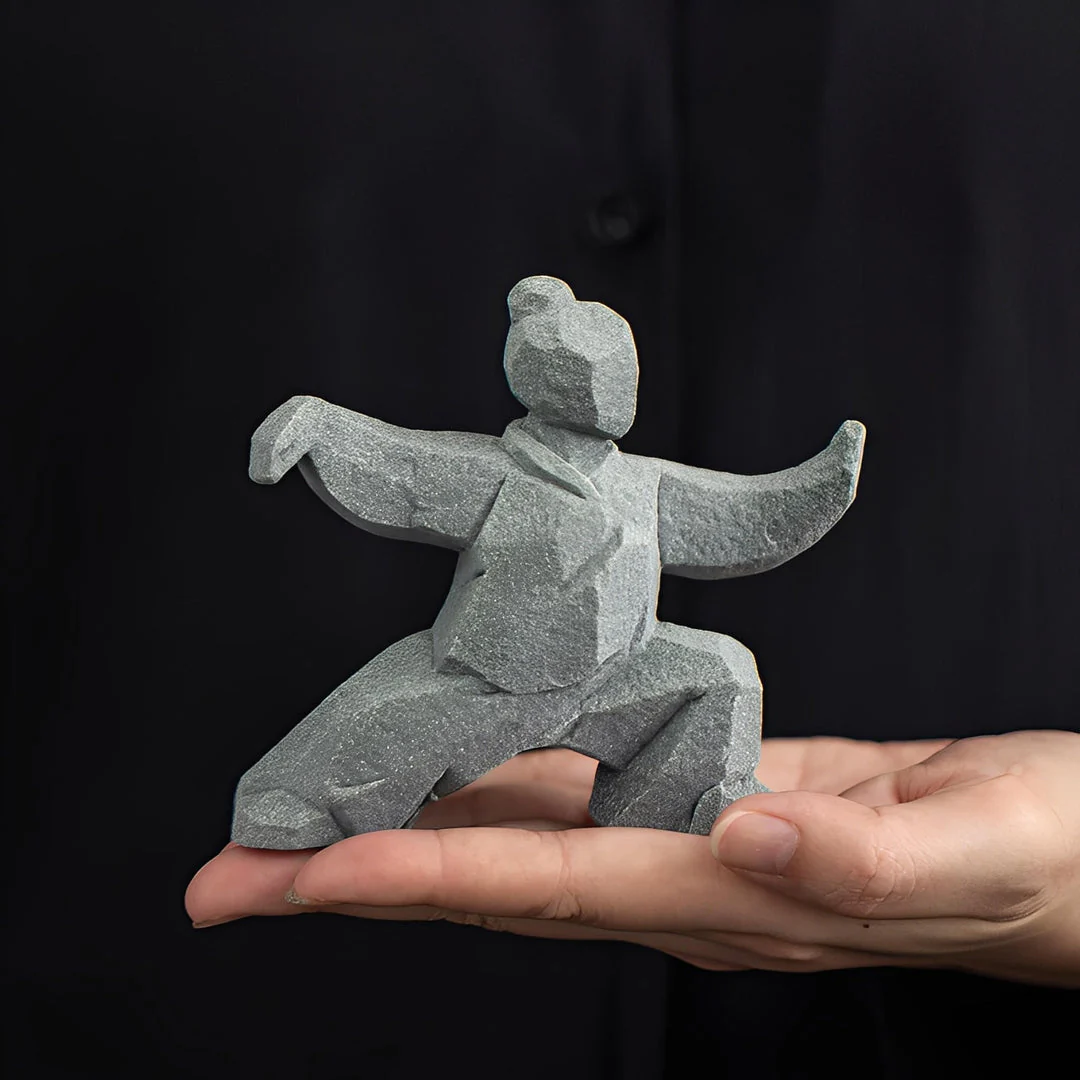 SpiritStone - Statuine in Ceramica Wushu Flusso - Image 5