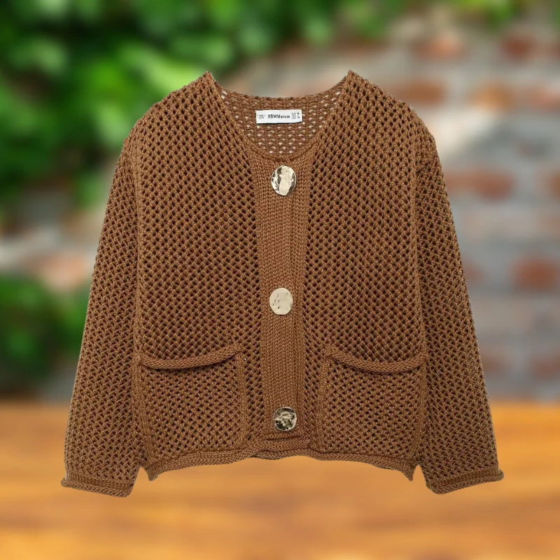Stacey - Inverno Lavorazione a Maglia Cardigan - Image 2