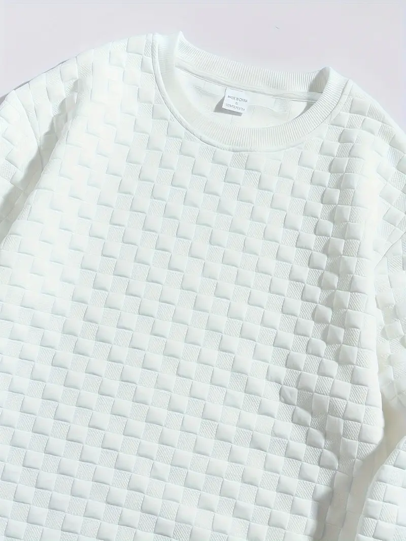Stafford - Felpa Casual a Quadri Con Texture - Image 10
