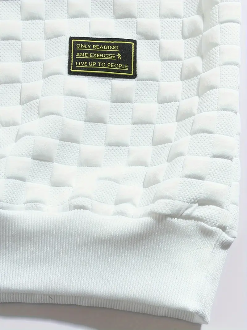 Stafford - Felpa Casual a Quadri Con Texture - Image 11