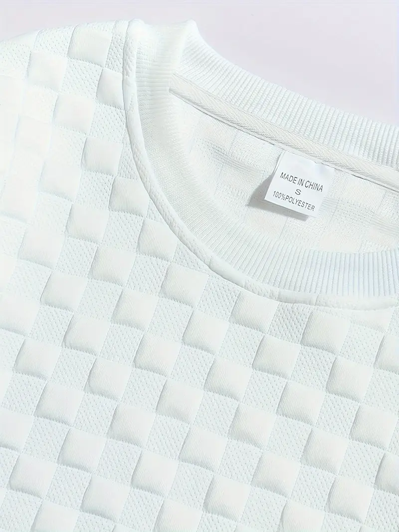 Stafford - Felpa Casual a Quadri Con Texture - Image 14