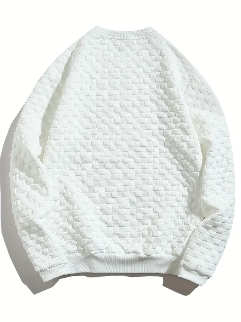 Stafford - Felpa Casual a Quadri Con Texture - Image 8