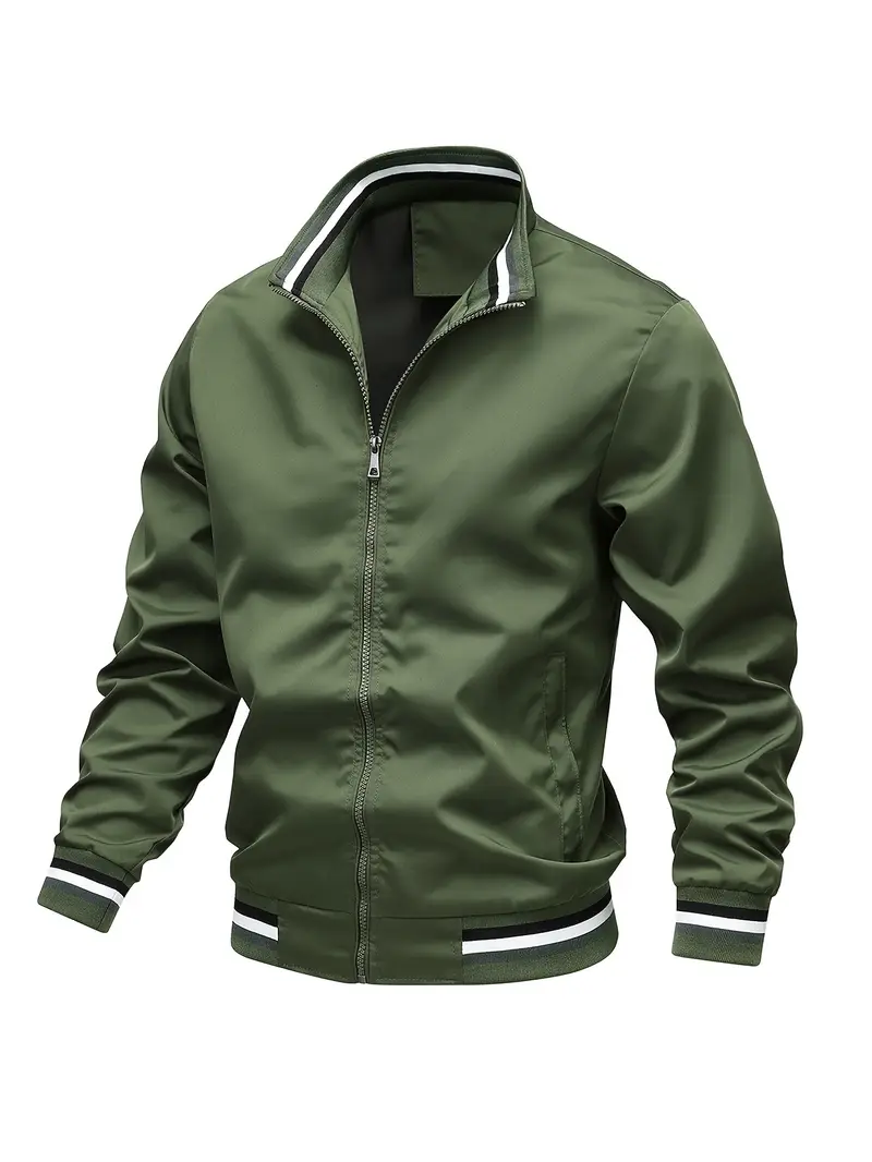 Stanton - Giacca Collare Stand Zip Up Casuale - Image 5