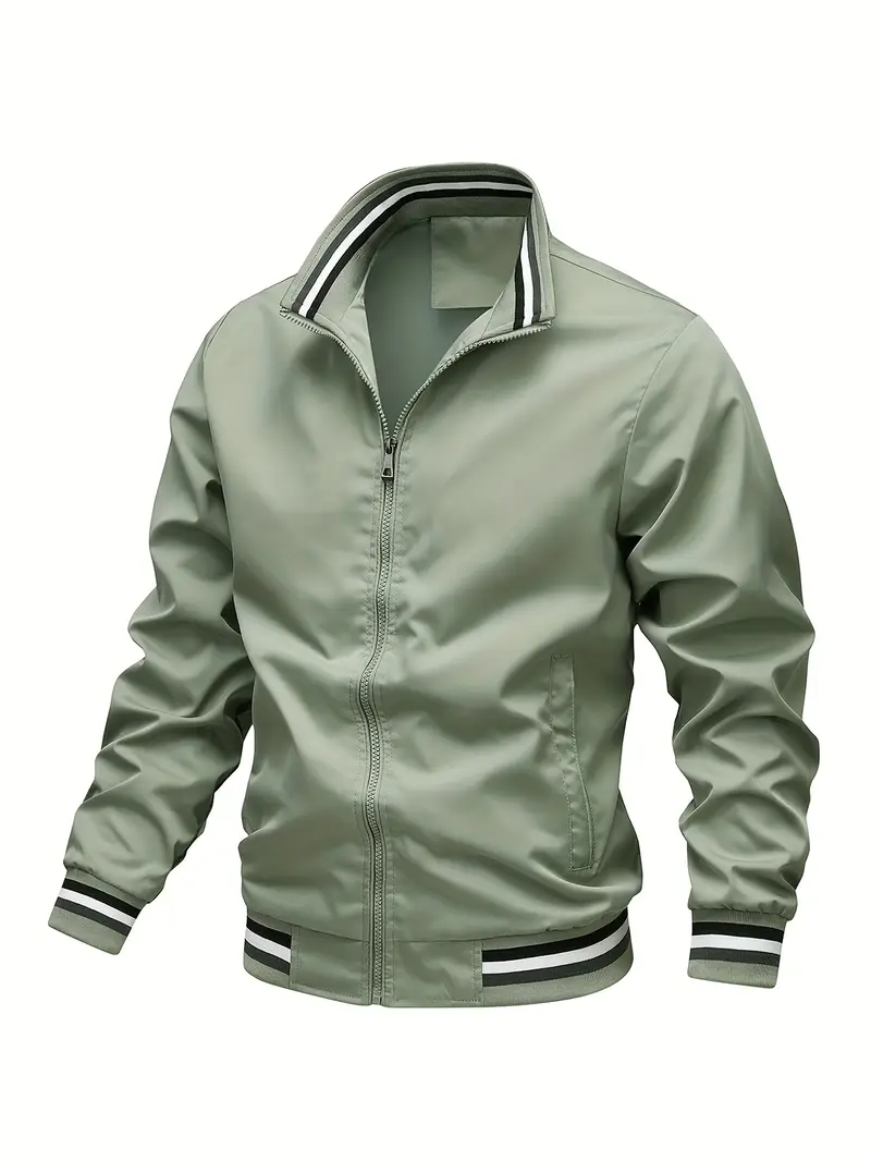 Stanton - Giacca Collare Stand Zip Up Casuale - Image 7