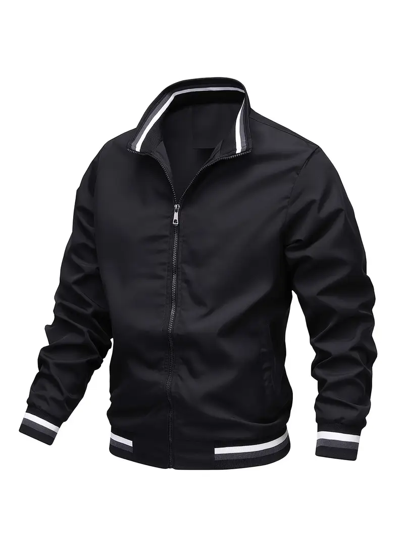 Stanton - Giacca Collare Stand Zip Up Casuale - Image 9