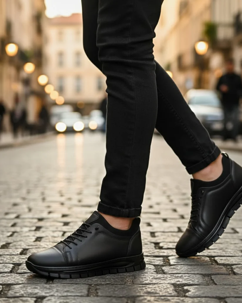 Steffen - Scarpe Stringate In Pelle - Image 4