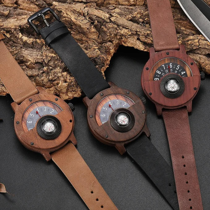 Stellan - Orologi in Legno con Cinturino in Pelle - Image 11