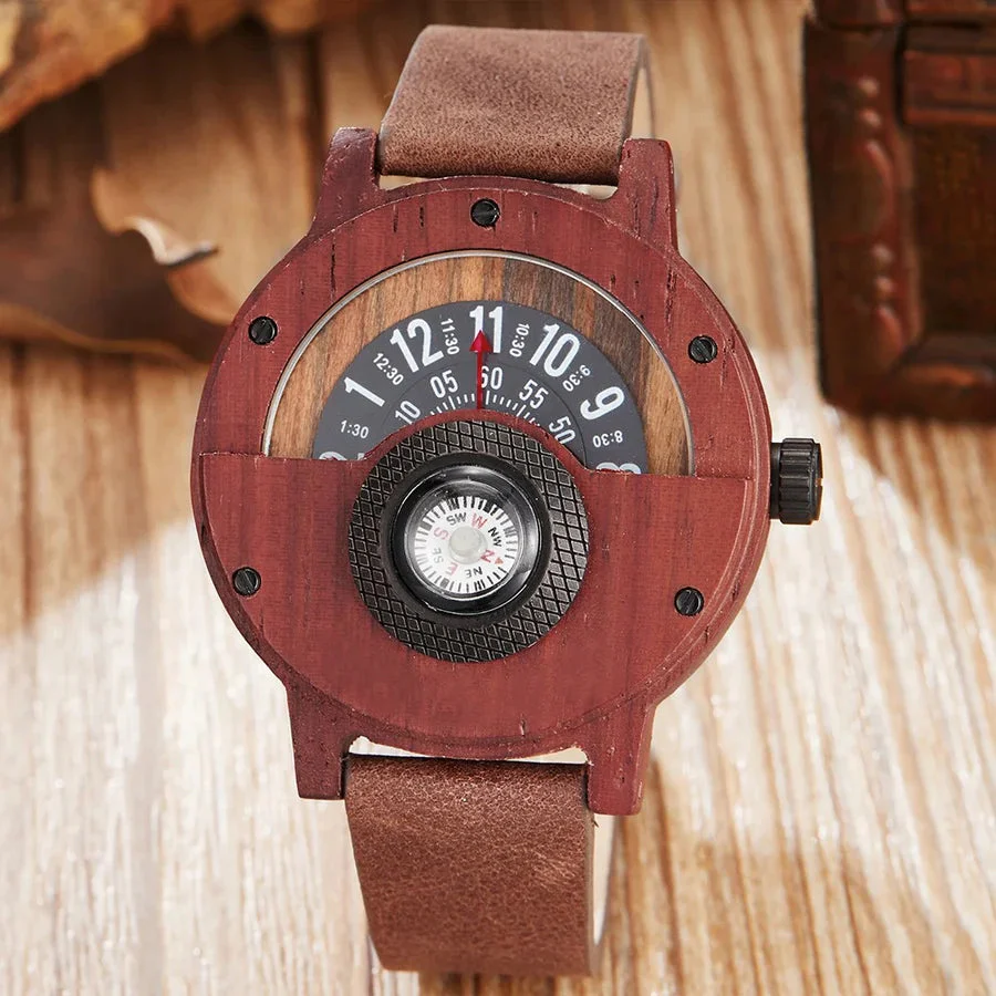 Stellan - Orologi in Legno con Cinturino in Pelle - Image 6