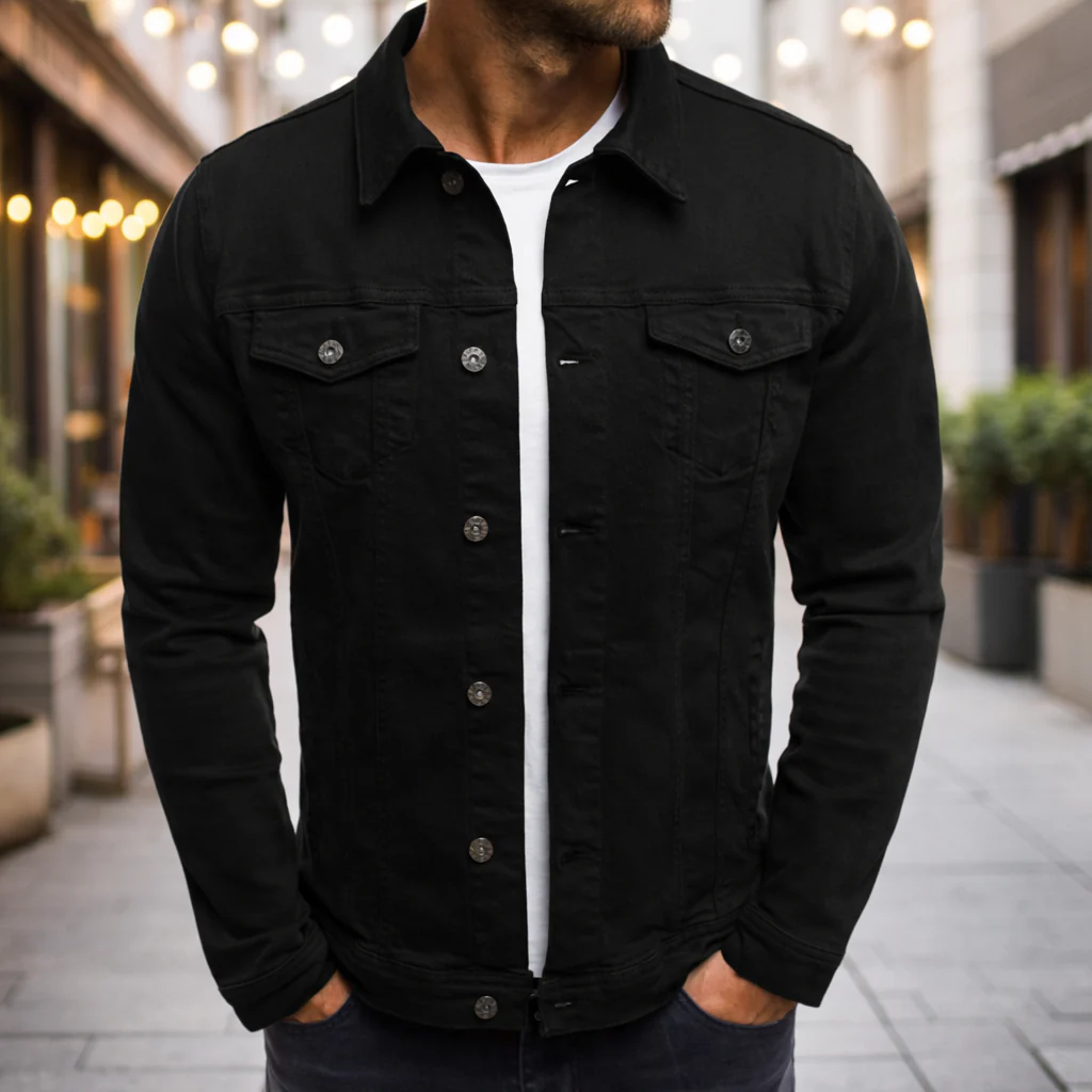 Steponas - Giacca Casual da Uomo in Denim - Image 4