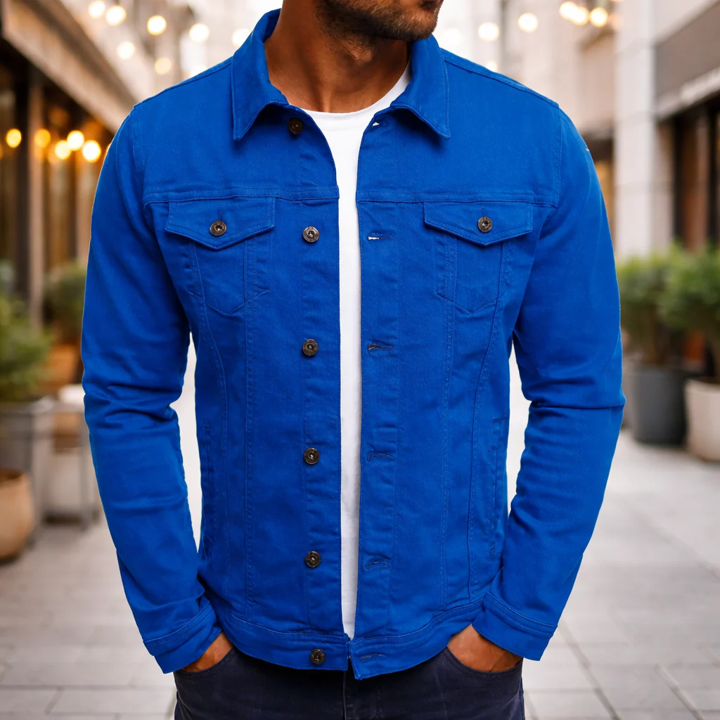 Steponas - Giacca Casual da Uomo in Denim - Image 5
