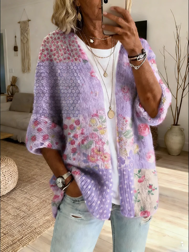 Stevena - Maglione Con Elegante Motivo Floreale - Image 11
