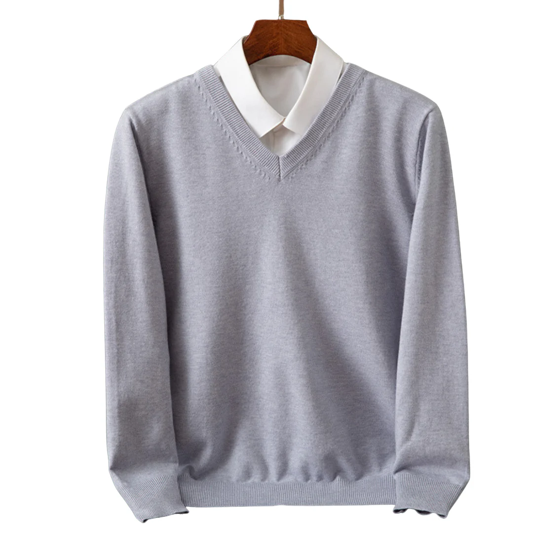Stokes - Maglione Con Scollo A V In Cashmere - Image 4
