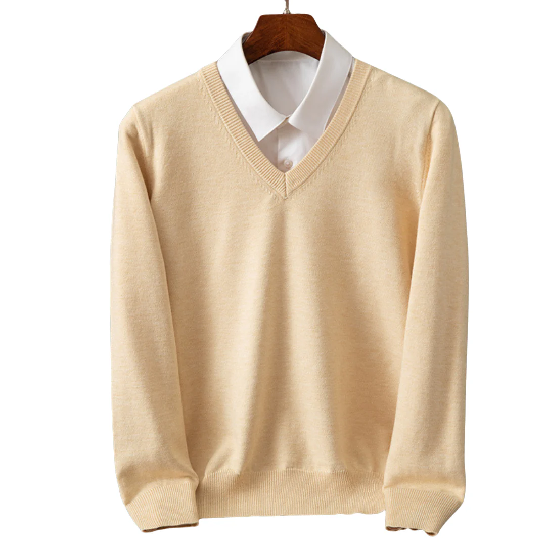 Stokes - Maglione Con Scollo A V In Cashmere - Image 9