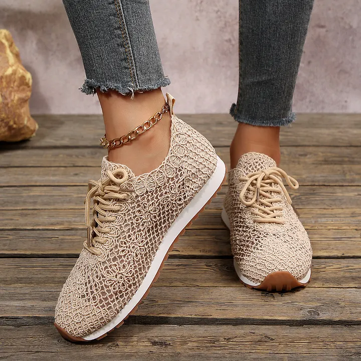 Susannah - Sneaker Traspirante in Maglia Con Lacci - Image 3
