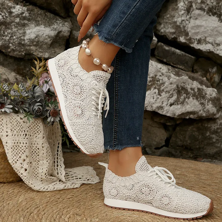 Susannah - Sneaker Traspirante in Maglia Con Lacci - Image 5