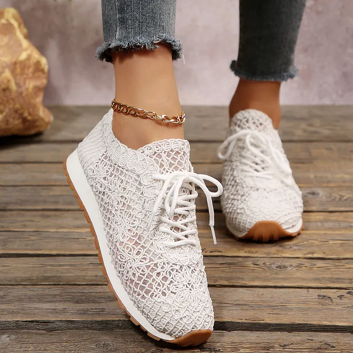 Susannah - Sneaker Traspirante in Maglia Con Lacci - Image 6