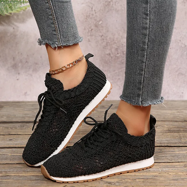 Susannah - Sneaker Traspirante in Maglia Con Lacci - Image 9